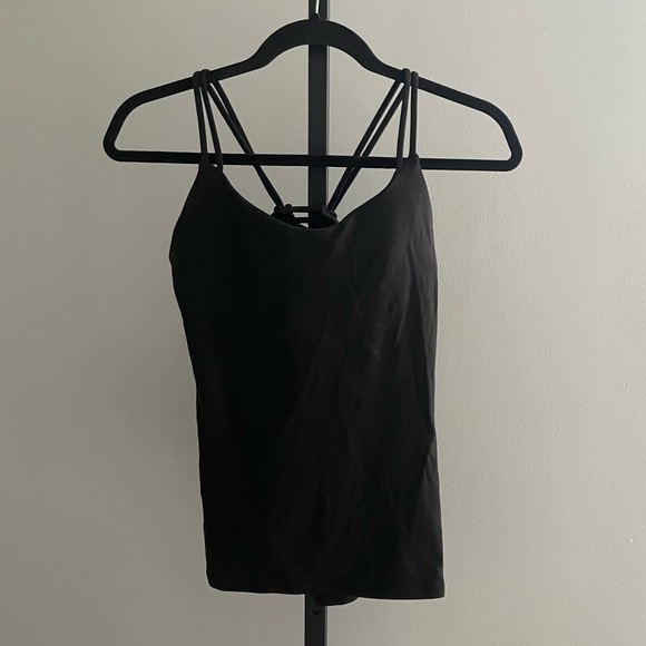 Lululemon Strappy Back Black Tank Top - Picture 1 of 2